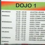 53 dojo1 uurregeling