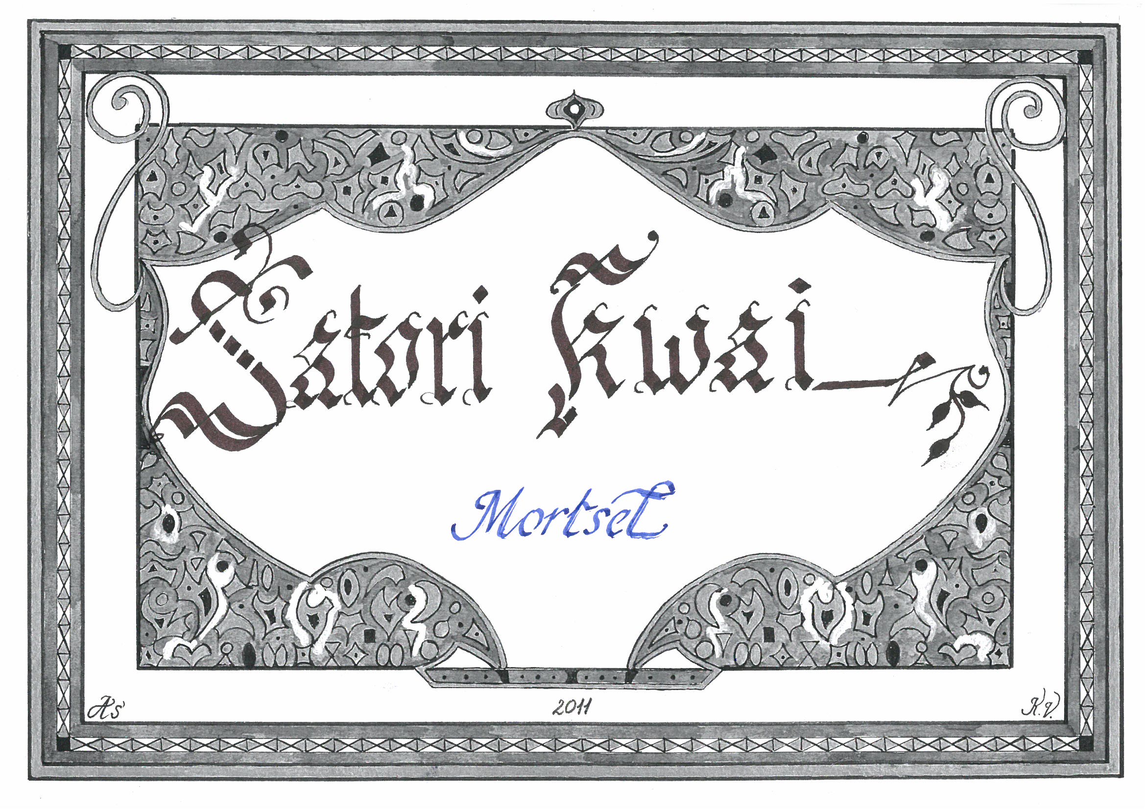 Satori Kwai Mortsel calligrafie